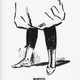 Drawing of lady's legs in bikewear